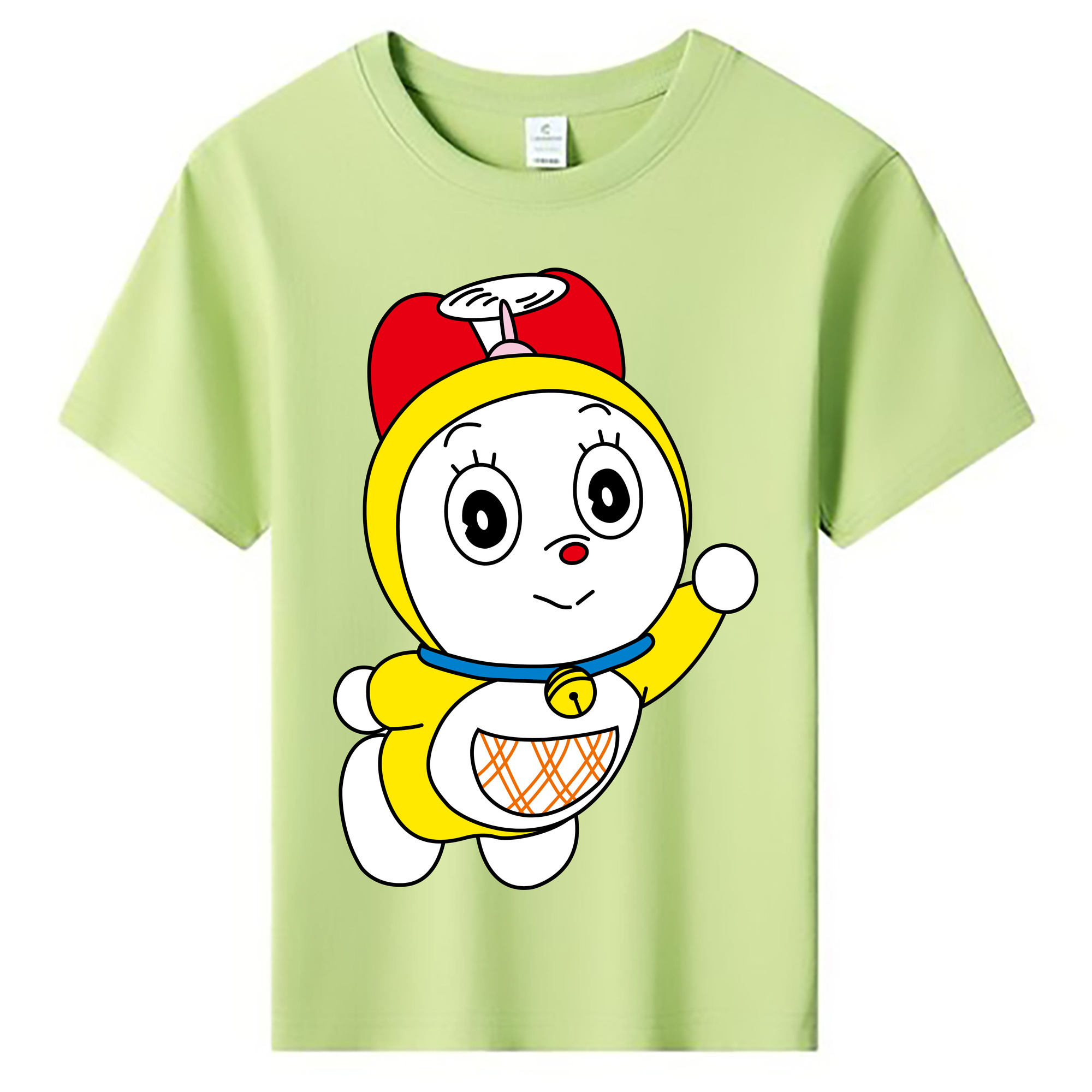 （画像用） ドラえもん ドラミ Doraemon Dorami 綿100％キッズTシャツ（フロントプリント）